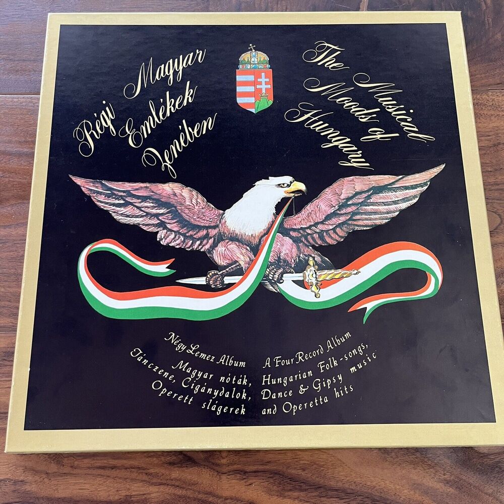 The Musical Moods of Hungary 4xLP Box Set Picture Disc+ Colored Wax Gypsy/Magyar